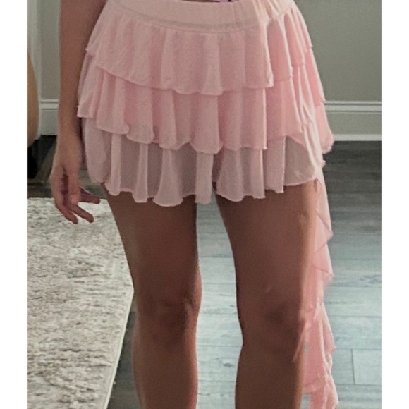 Pink Ruffle Skirt - Picture 2 of 2